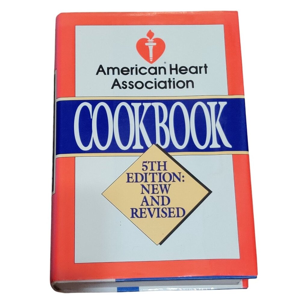 American Heart Association Cookbook 5th Edition 1991 Vintage Hardcover Revised